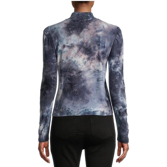 Derek Heart Blue TieDye Top Size Small - Picture 3 of 11